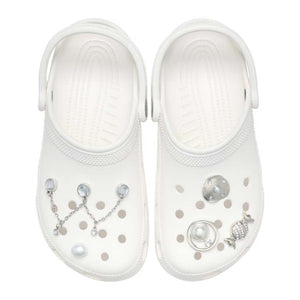 Jibbitz™ Silver and Pearl 5 Pack