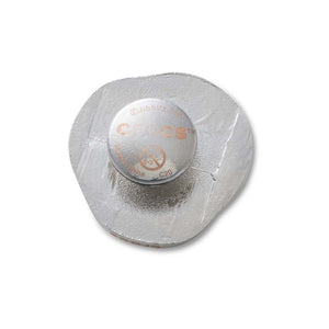 Jibbitz™ Silver and Pearl Disc