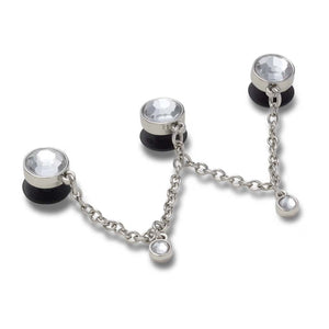 Jibbitz™ Silver Triple SMT Gem Chain