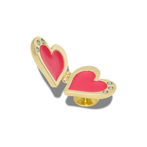 Jibbitz™ Gold Bubble Locket Heart