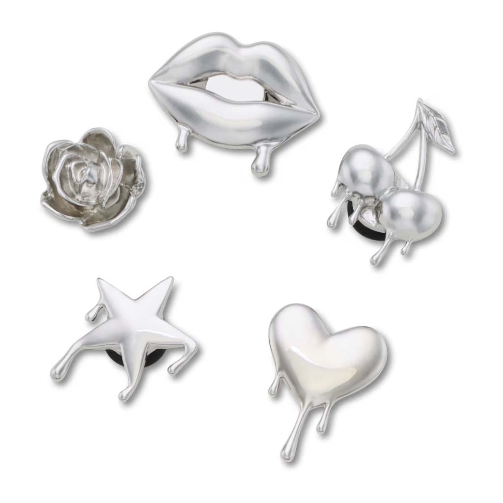 Jibbitz™ Croctober Chrome 5 Pack