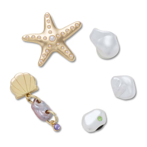 Jibbitz™ Gold Sea 5 Pack