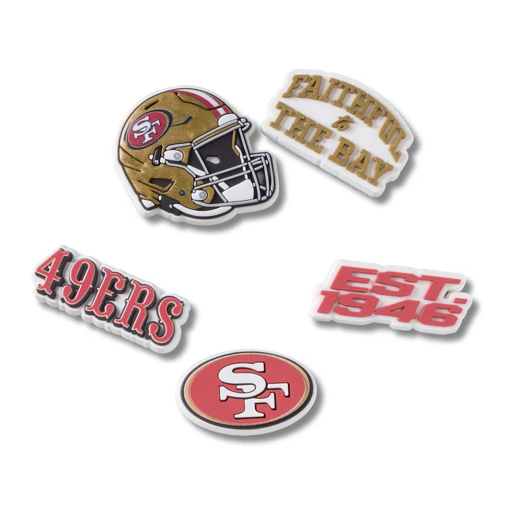 Jibbitz™ NFL San Francisco 49ers 5PK