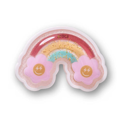 Jibbitz™ Squish Filled Daisy Rainbow