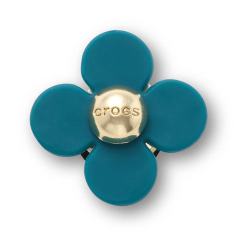 Jibbitz™ Retro Blue Spinner Flower