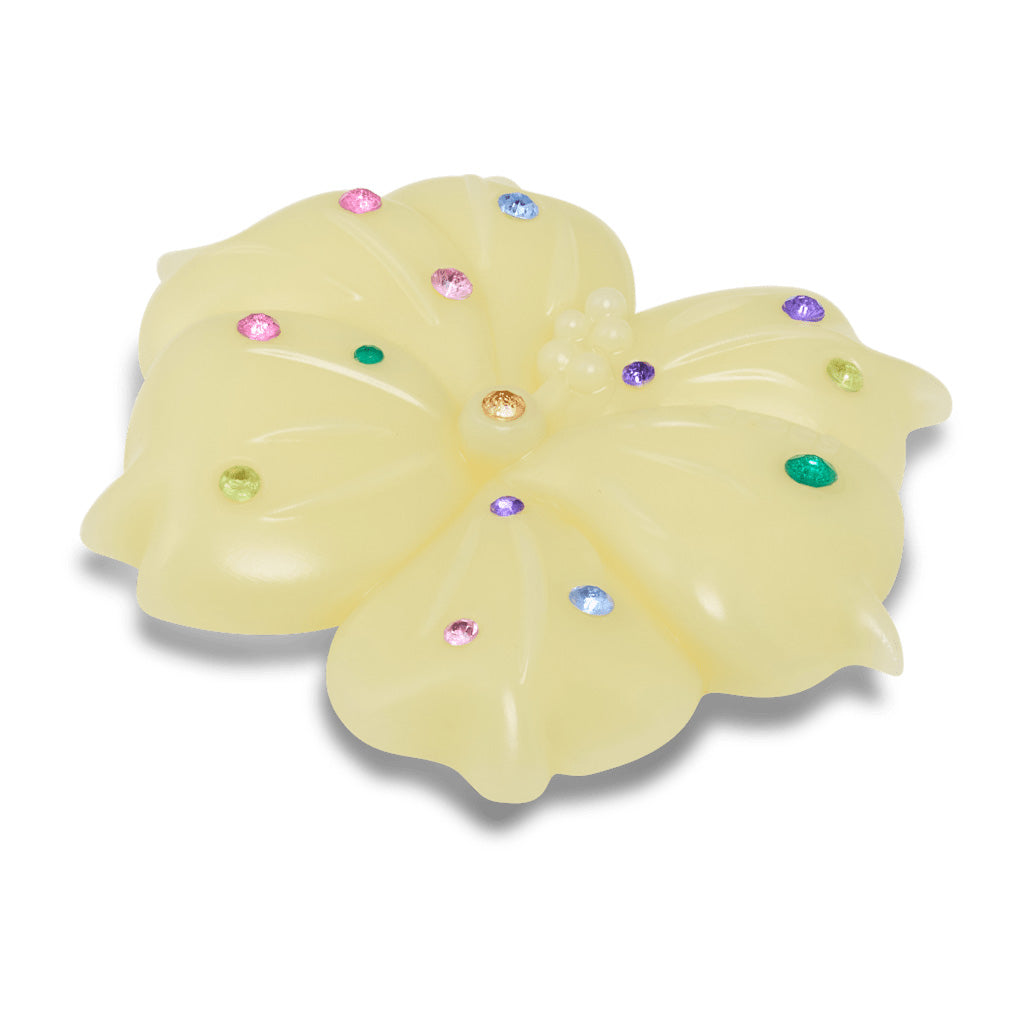 Jibbitz™ Mega Yellow Gem Hibiscus