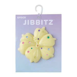 Jibbitz™ Mega Yellow Gem Hibiscus