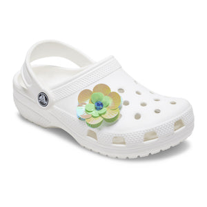 Jibbitz™ Sequin Green Flower