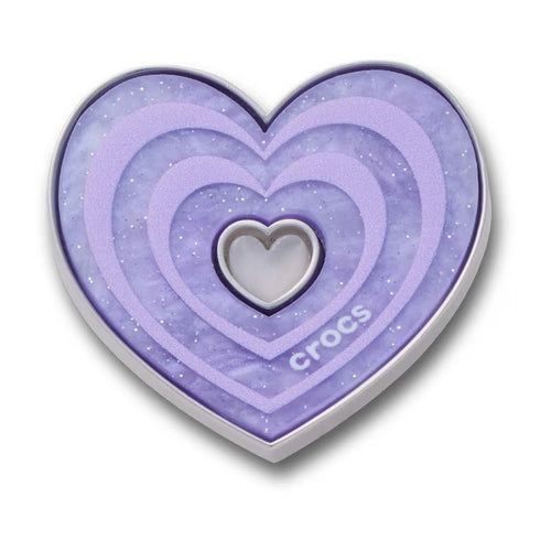 Jibbitz™ Marbled Purple Heart