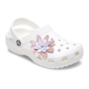 Jibbitz™ Faux Leather Pink Flower