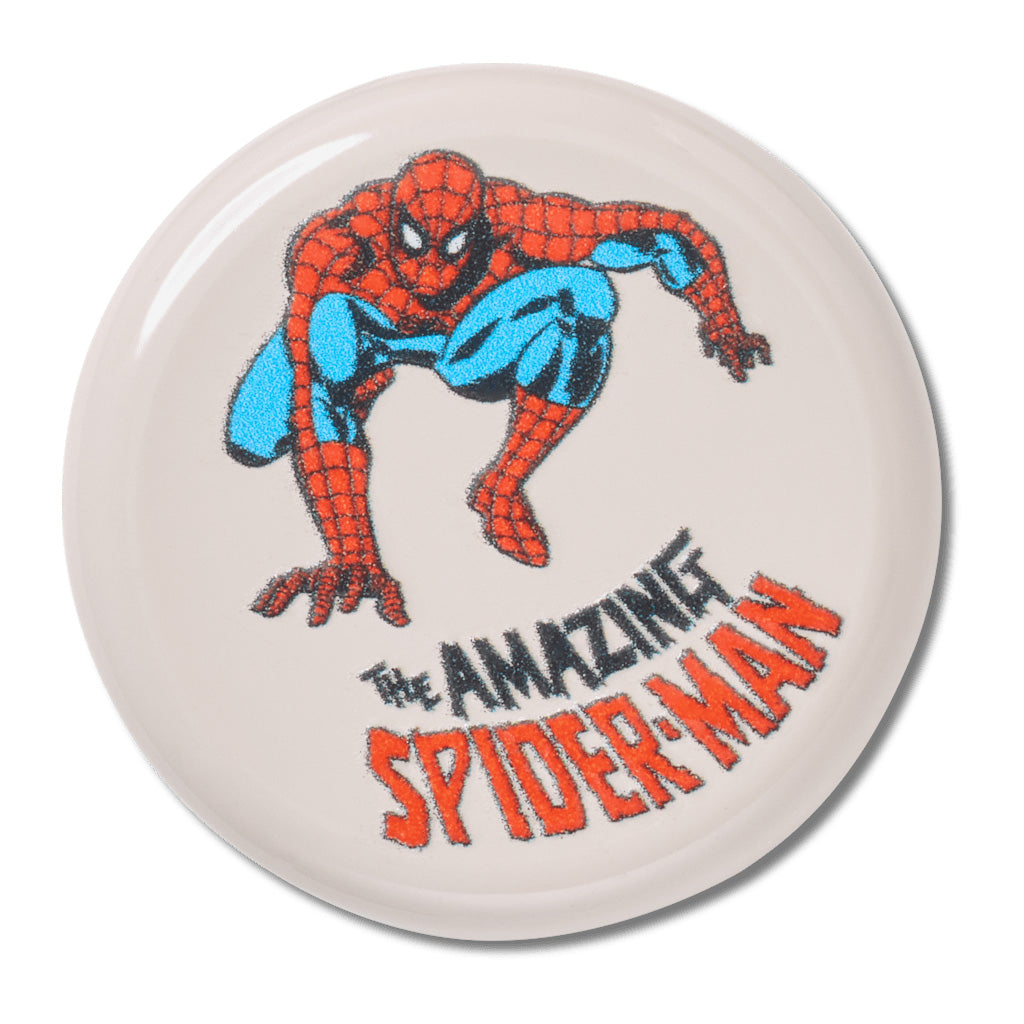 Jibbitz™ Spiderman Button Elevated
