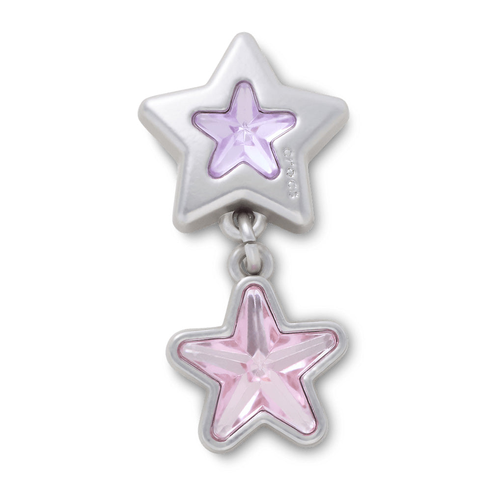 Jibbitz™ Purple and Pink Star Dangle
