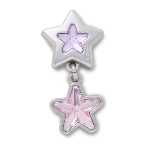 Jibbitz™ Purple and Pink Star Dangle