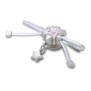 Jibbitz™ Silver Bow and Star Dangle