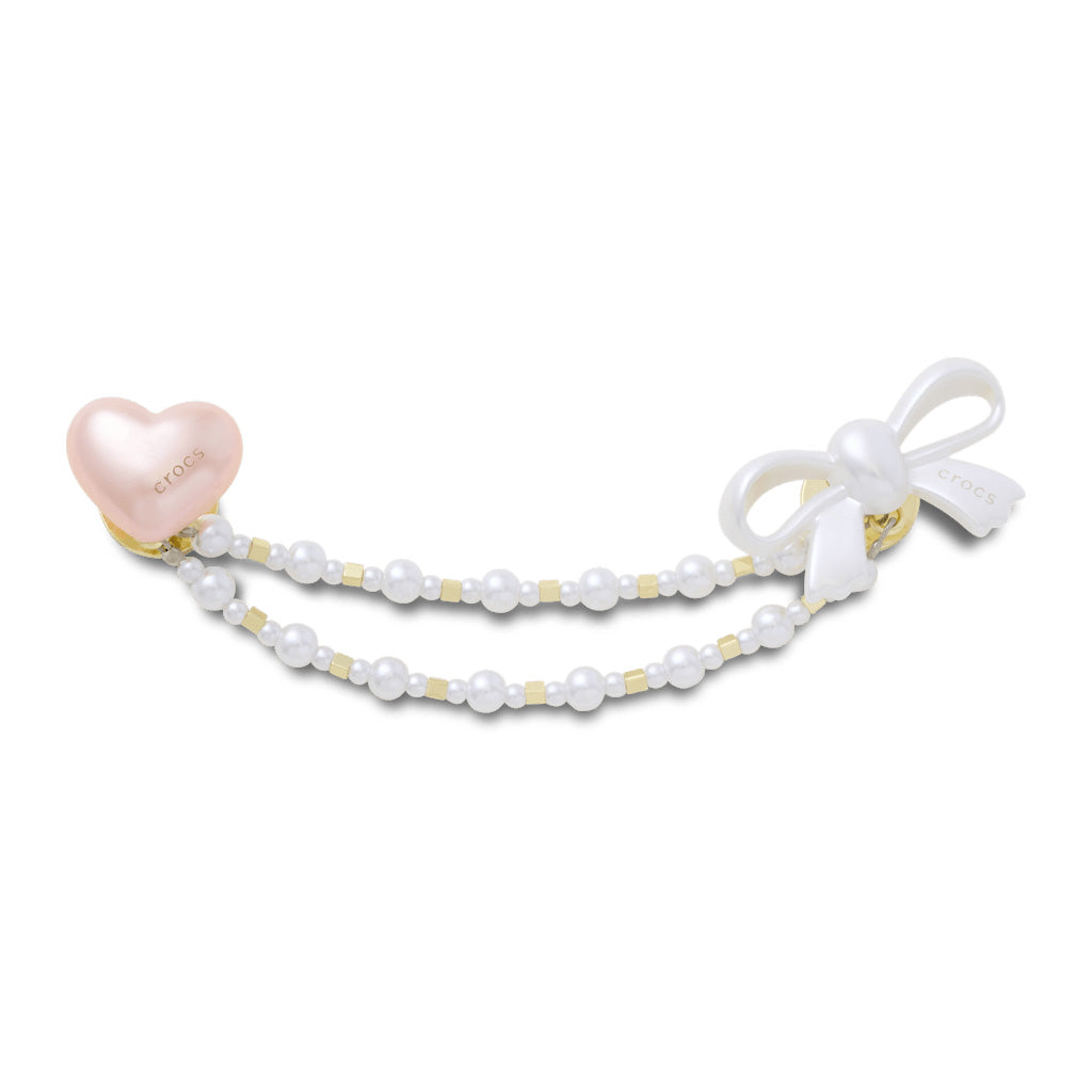 Jibbitz™ Heart and Bow Chain