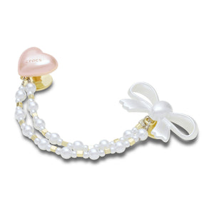 Jibbitz™ Heart and Bow Chain