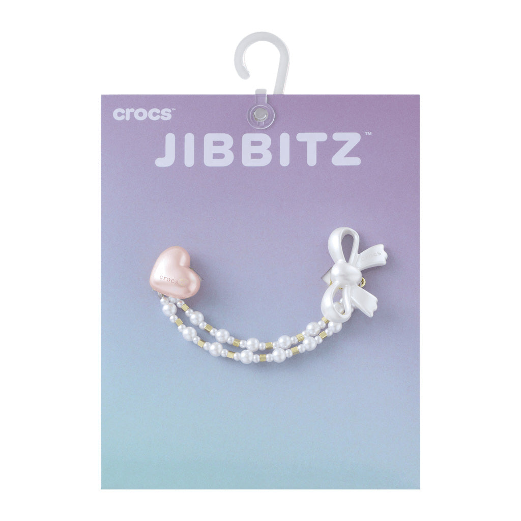 Jibbitz™ Heart and Bow Chain