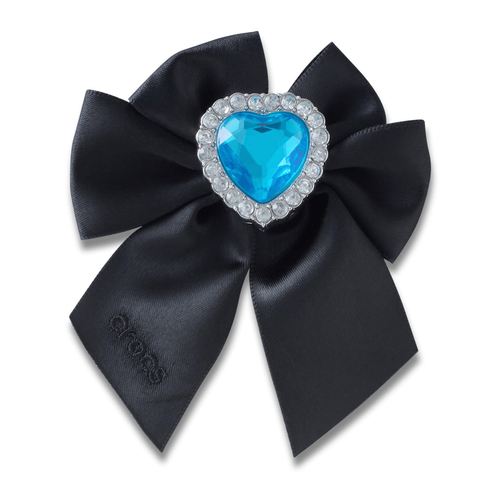 Jibbitz™ Mega Black Bow with Gems