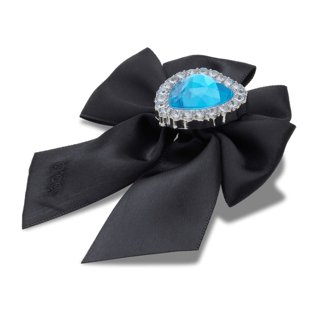 Jibbitz™ Mega Black Bow with Gems