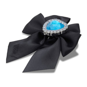 Jibbitz™ Mega Black Bow with Gems