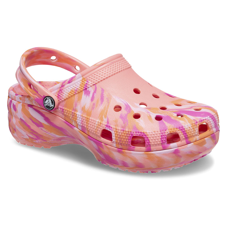 Women's Classic Platform Marbled Clog