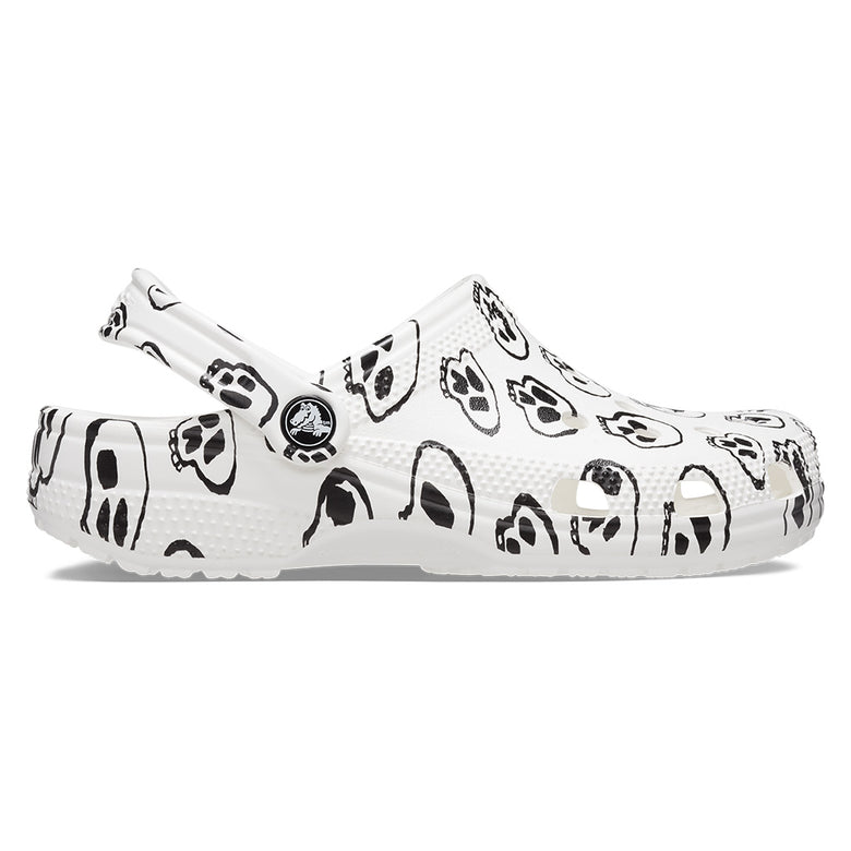 Classic Skull Print Clog