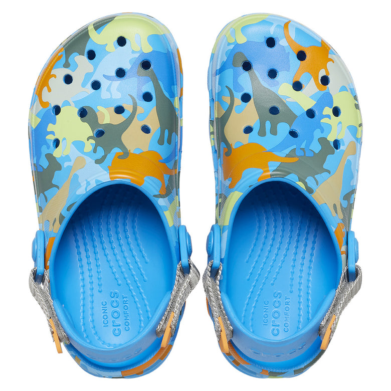 Kid's All Terrain Dino Camo Clog