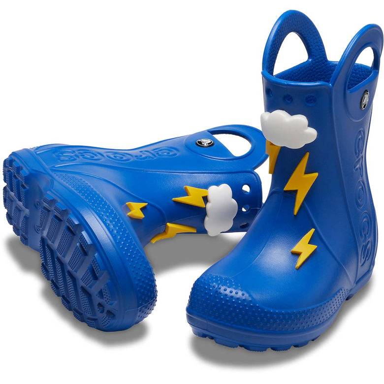 Kid's Handle It Lightning Bolt Rain Boot