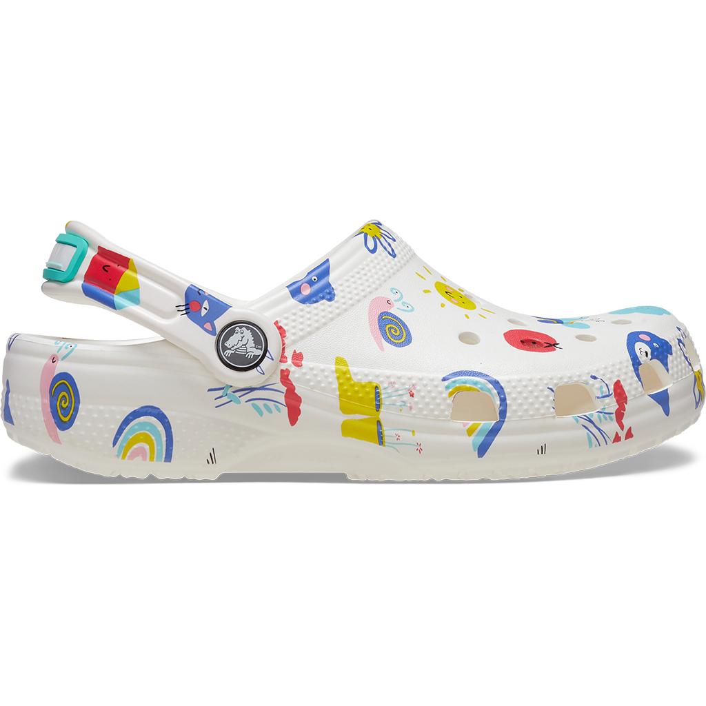 Toddler's Classic Doodle Print Clog