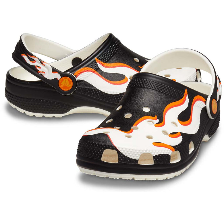 Kid´s Classic Glow Flames Clog