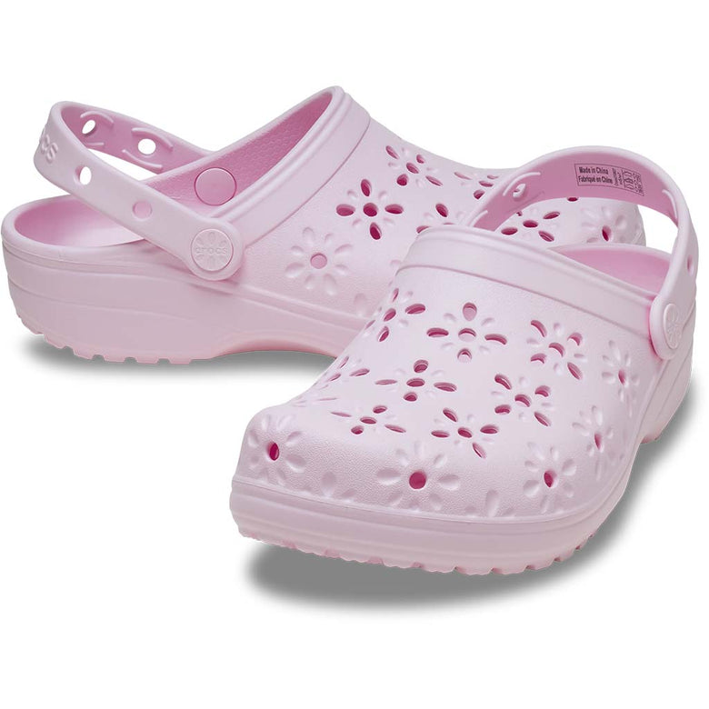 Classic Floral Cut Out Clog