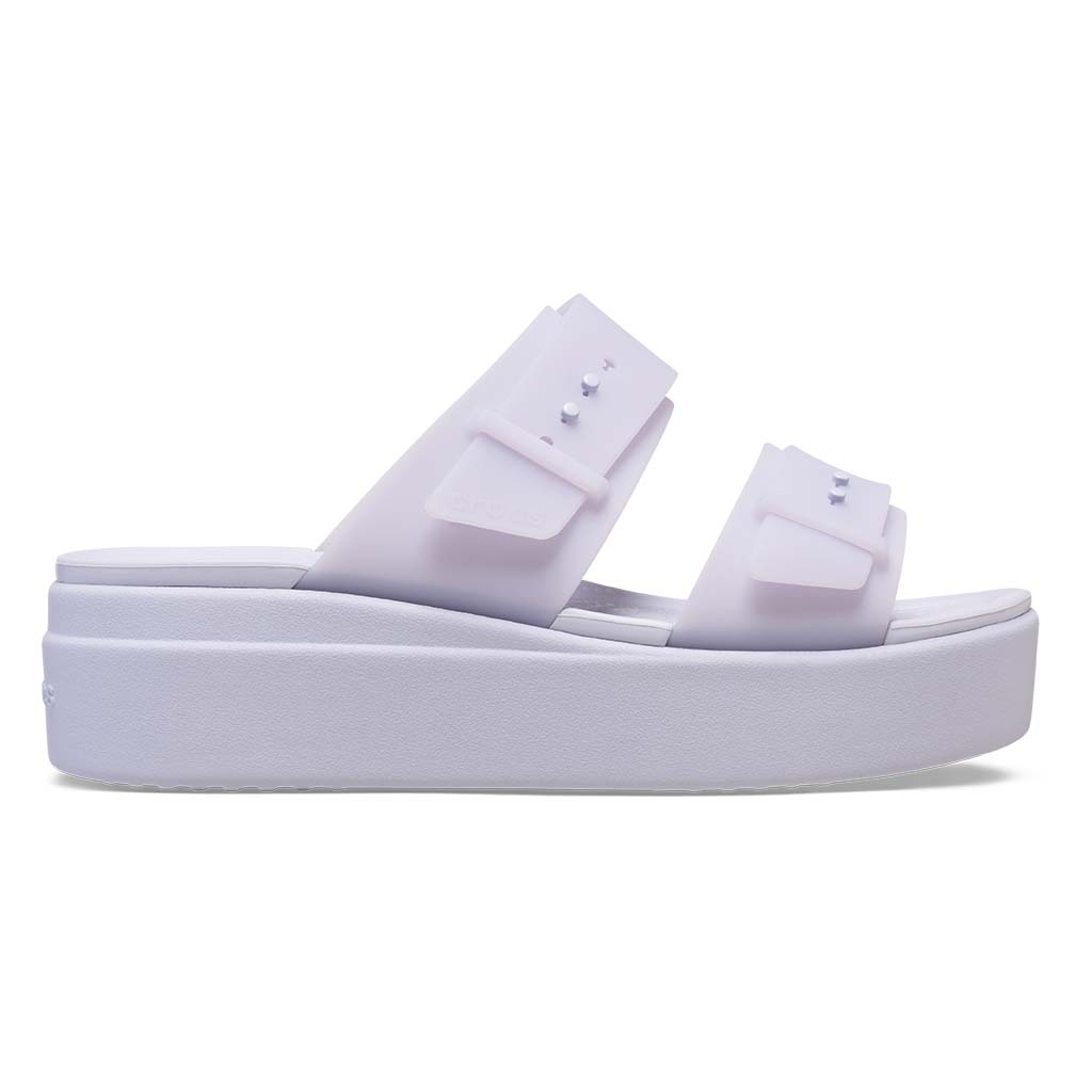 Women´s Brooklyn Buckle Frosted Low Wedge