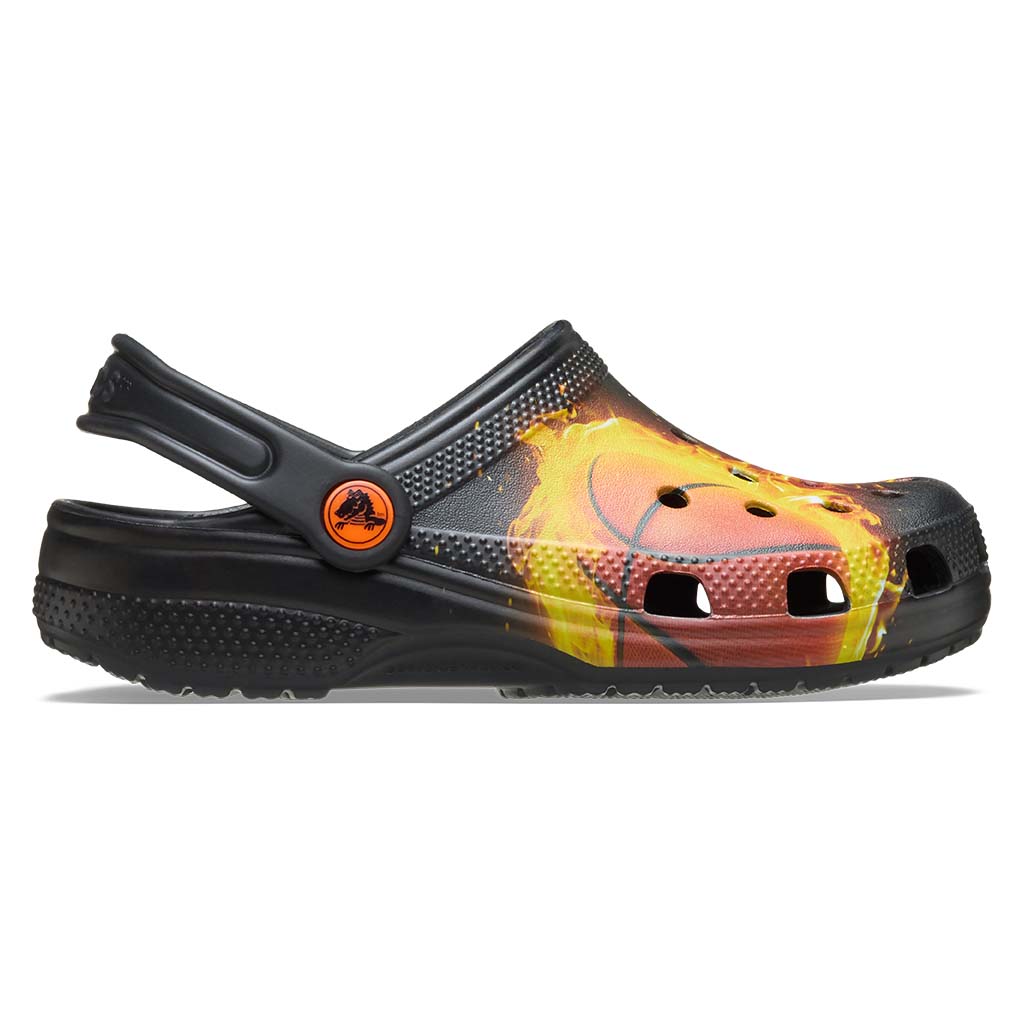 Kid's Classic Flaming Basketball Clog