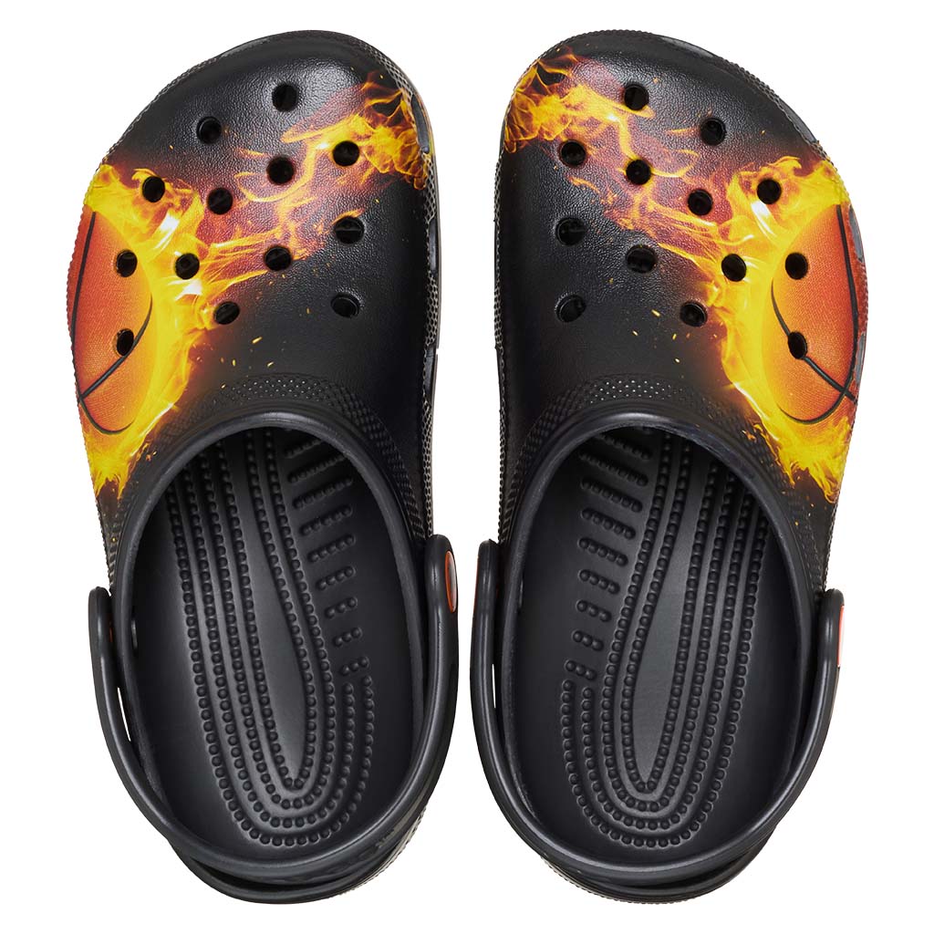 Kid's Classic Flaming Basketball Clog