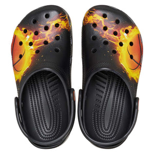 Kid's Classic Flaming Basketball Clog