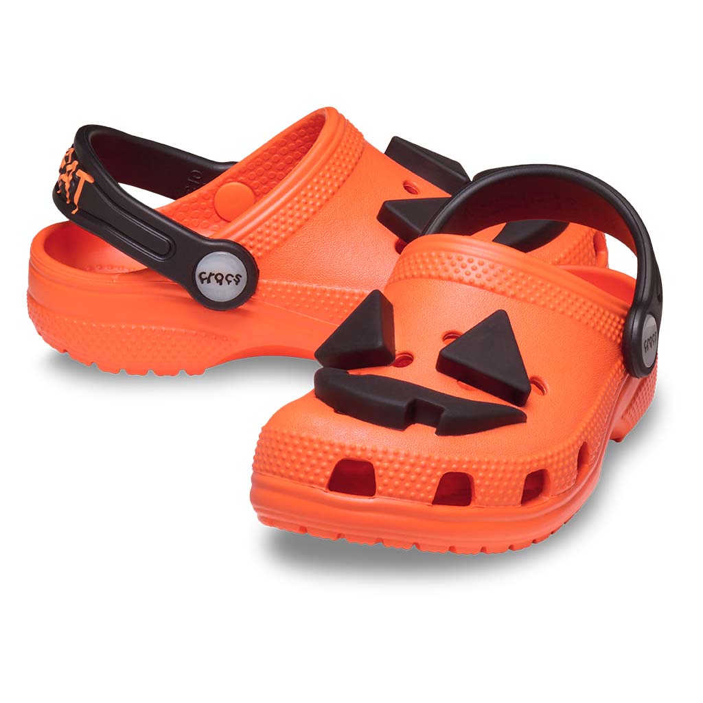 Kid's Classic Jack O Lantern Lights Clog
