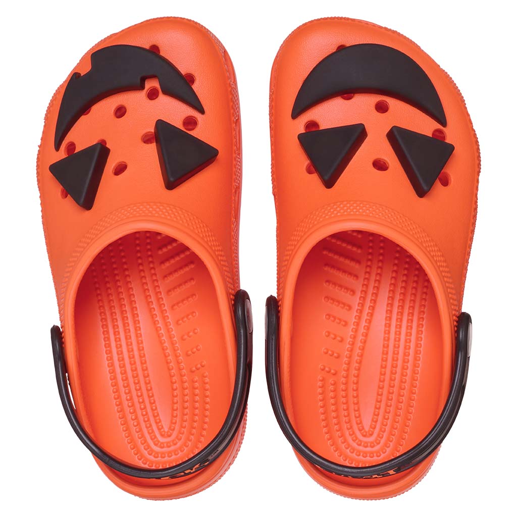 Kid's Classic Jack O Lantern Lights Clog