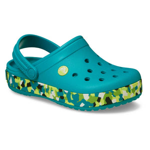 Crocband Glow Confetti Band Clog K