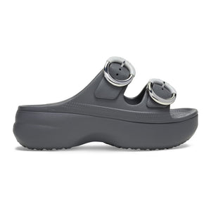 Sat Platform Dipped Buckle Sandal W