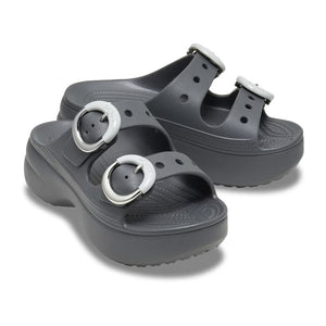 Sat Platform Dipped Buckle Sandal W