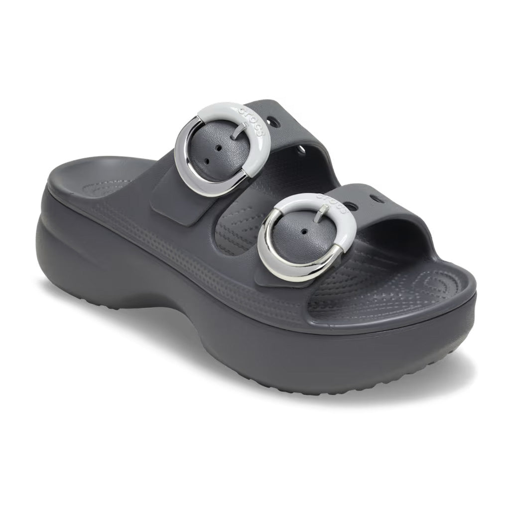 Sat Platform Dipped Buckle Sandal W