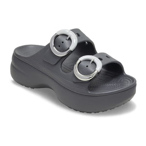 Sat Platform Dipped Buckle Sandal W