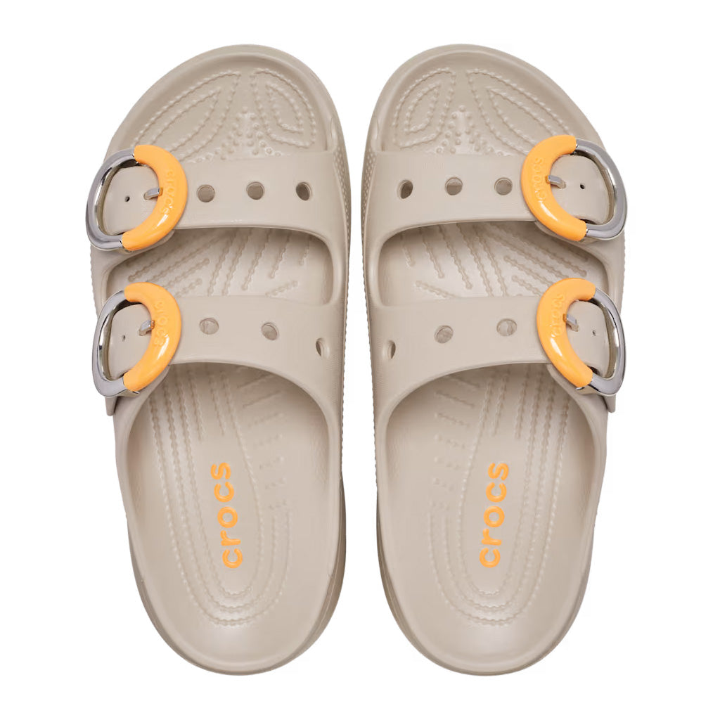 Sat Platform Dipped Buckle Sandal W