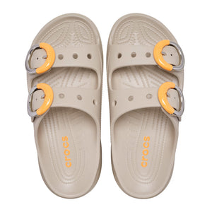 Sat Platform Dipped Buckle Sandal W