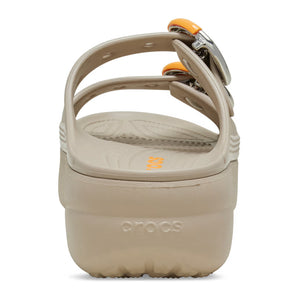 Sat Platform Dipped Buckle Sandal W