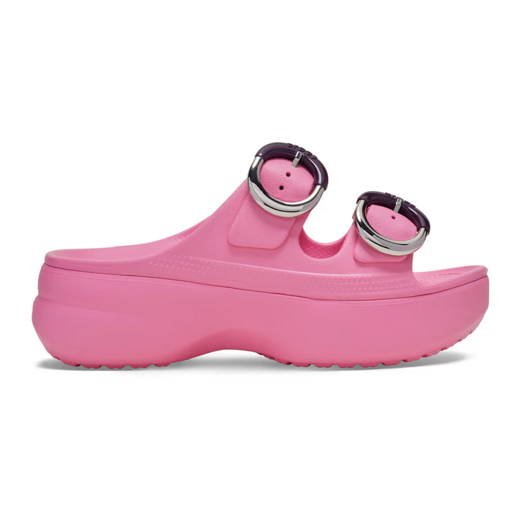 Sat Platform Dipped Buckle Sandal W
