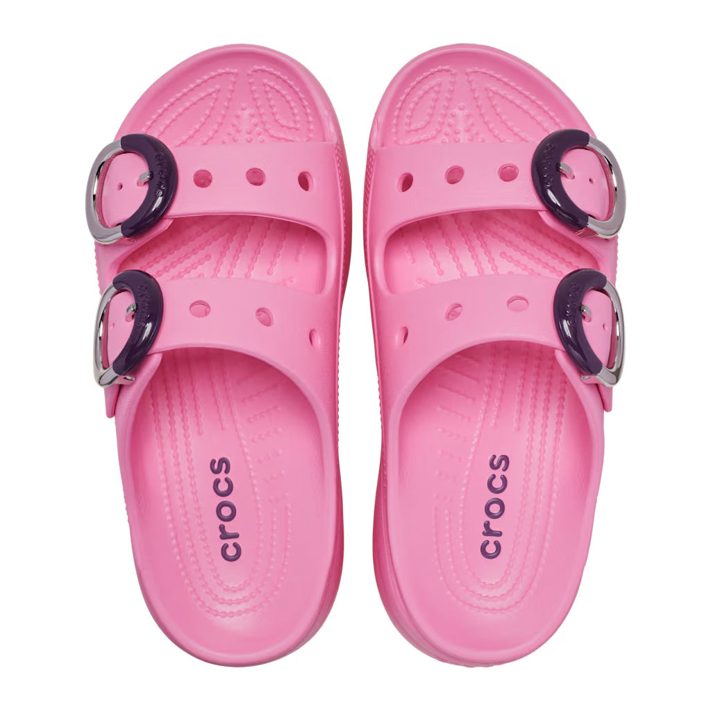 Sat Platform Dipped Buckle Sandal W