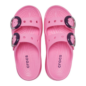Sat Platform Dipped Buckle Sandal W