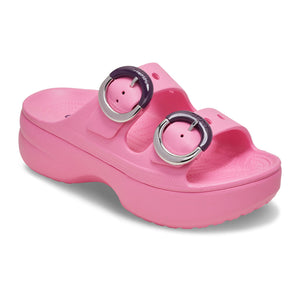 Sat Platform Dipped Buckle Sandal W