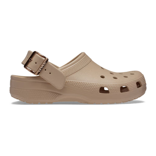 Classic Metallic Buckle Clog
